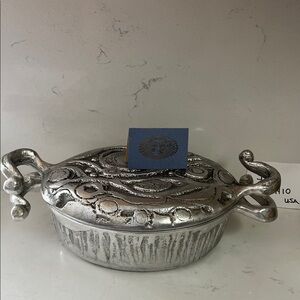 Don drumm casserole signed bottom tag! Htf piece. Art work useable! Tdf Ohio Art